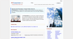 Desktop Screenshot of nycorporatelist.com